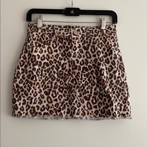 Cheetah skirt